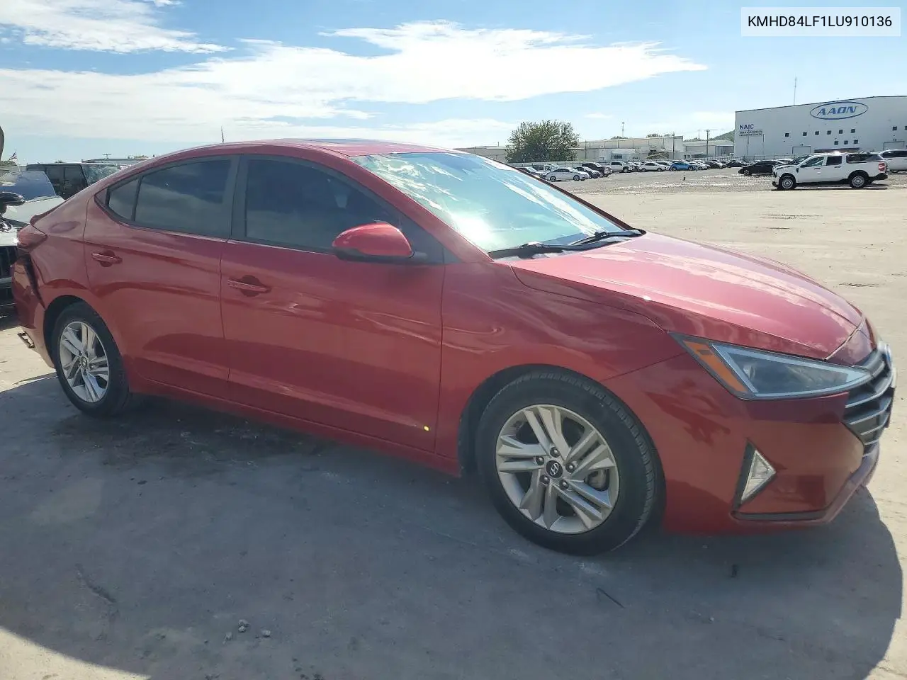 2020 HYUNDAI ELANTRA VIN KMHD84LF1LU910136 — фото 4