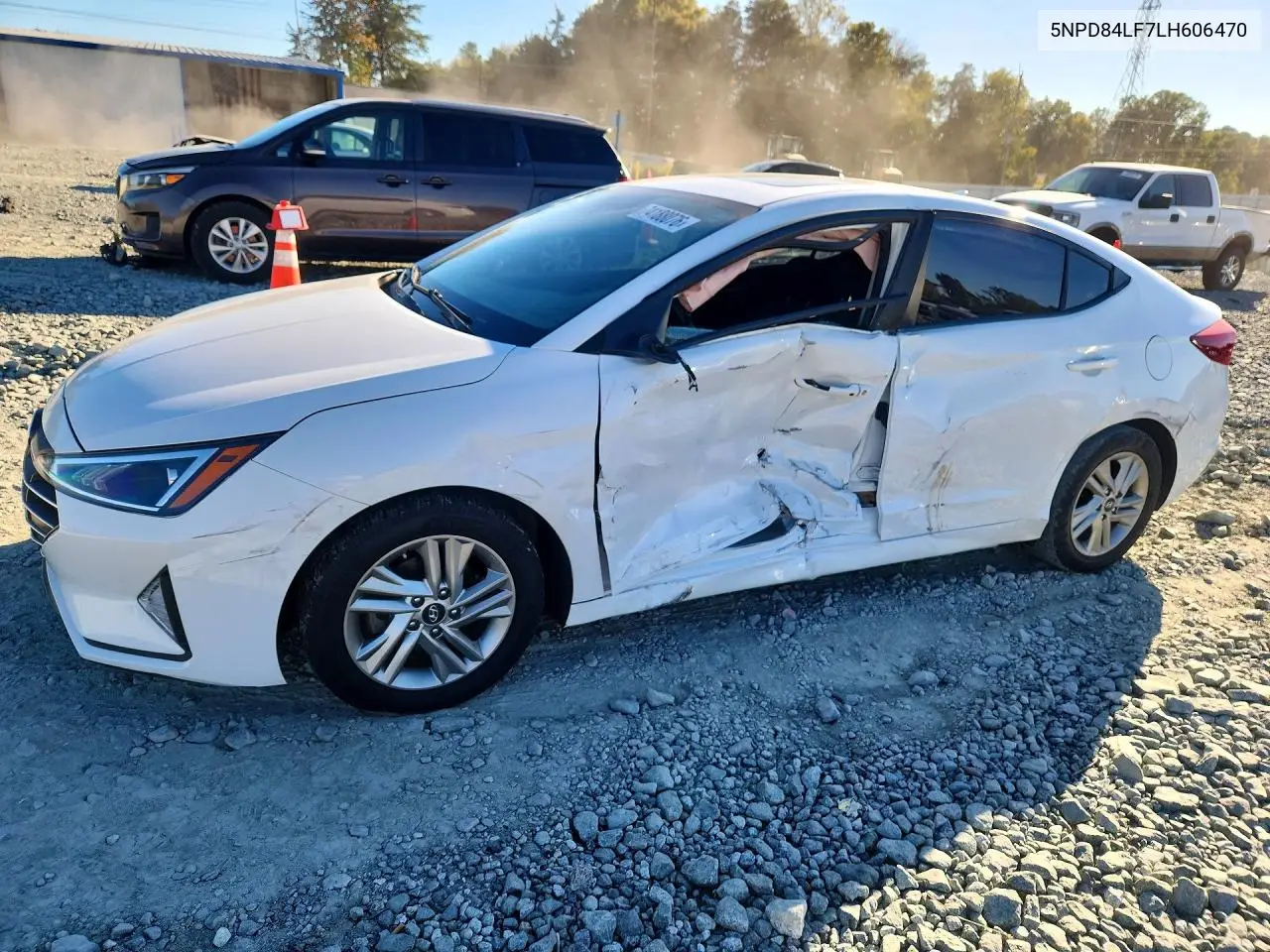 HYUNDAI ELANTRA 2020, VIN 5NPD84LF7LH606470