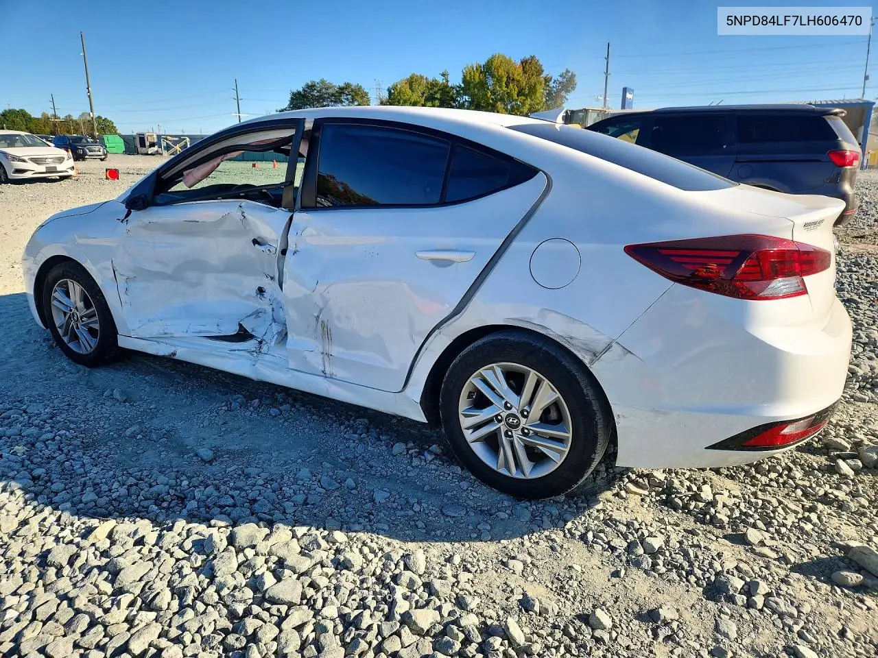 2020 HYUNDAI ELANTRA VIN 5NPD84LF7LH606470 — фото 2
