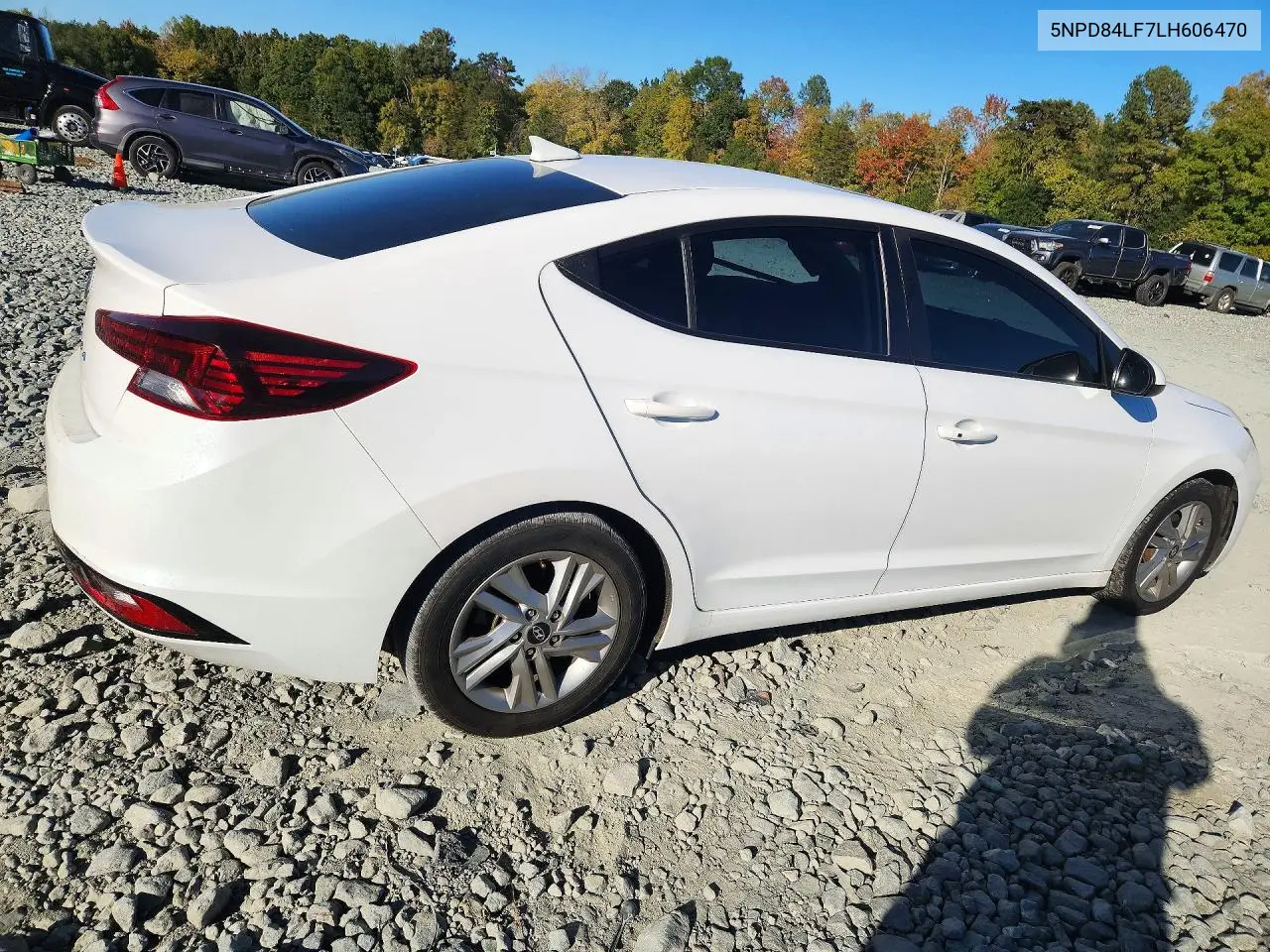 2020 HYUNDAI ELANTRA VIN 5NPD84LF7LH606470 — фото 3