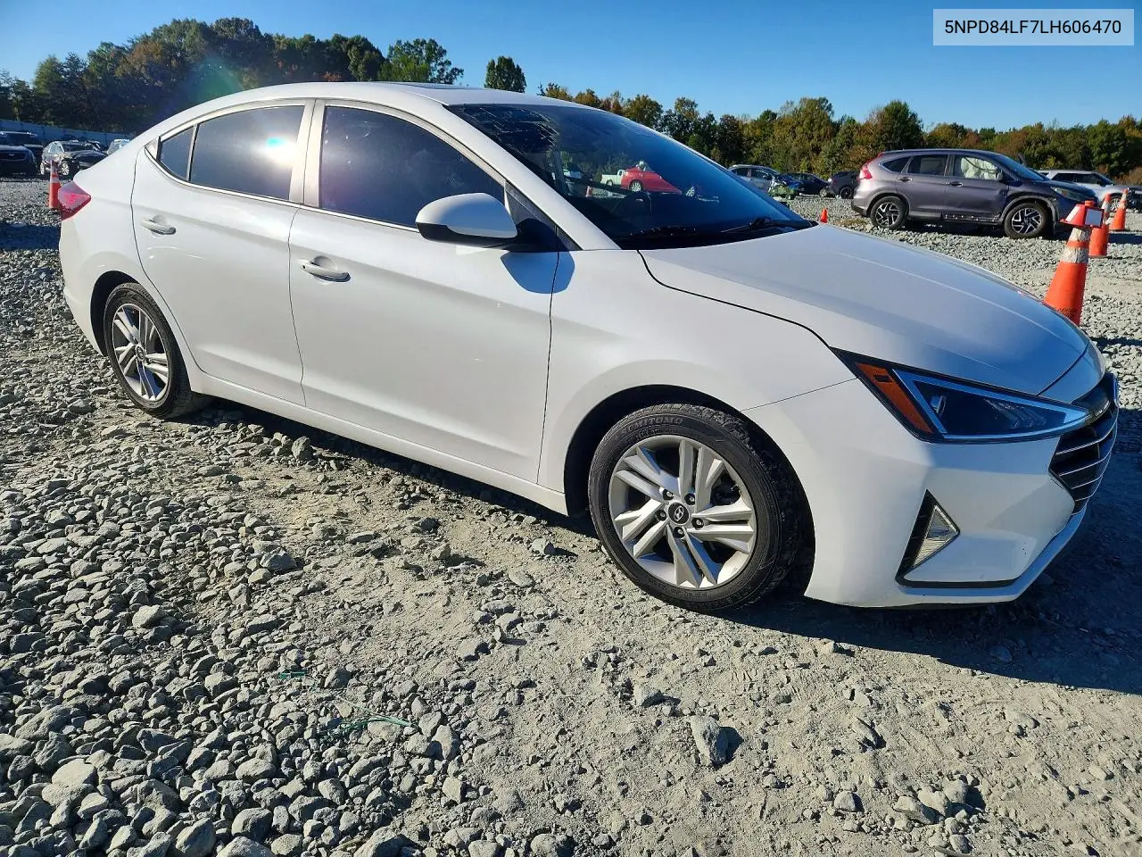 2020 HYUNDAI ELANTRA VIN 5NPD84LF7LH606470 — фото 4