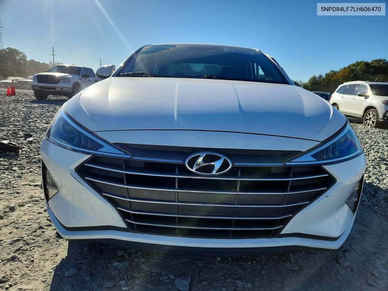 2020 HYUNDAI ELANTRA VIN 5NPD84LF7LH606470 — фото 5