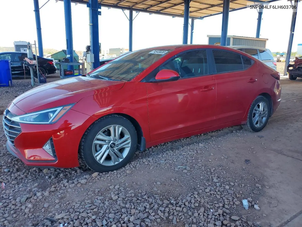 HYUNDAI ELANTRA 2020, VIN 5NPD84LF6LH603706