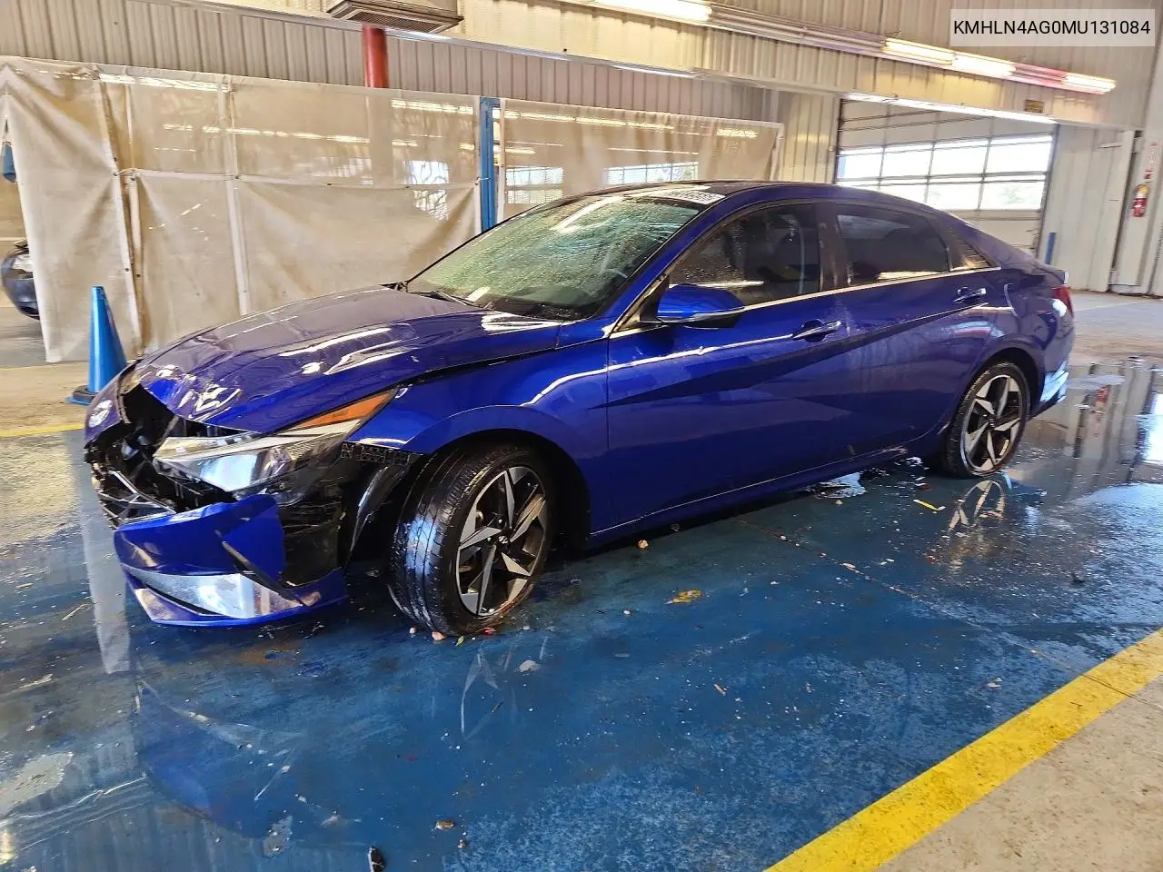 HYUNDAI ELANTRA 2021, VIN KMHLN4AG0MU131084