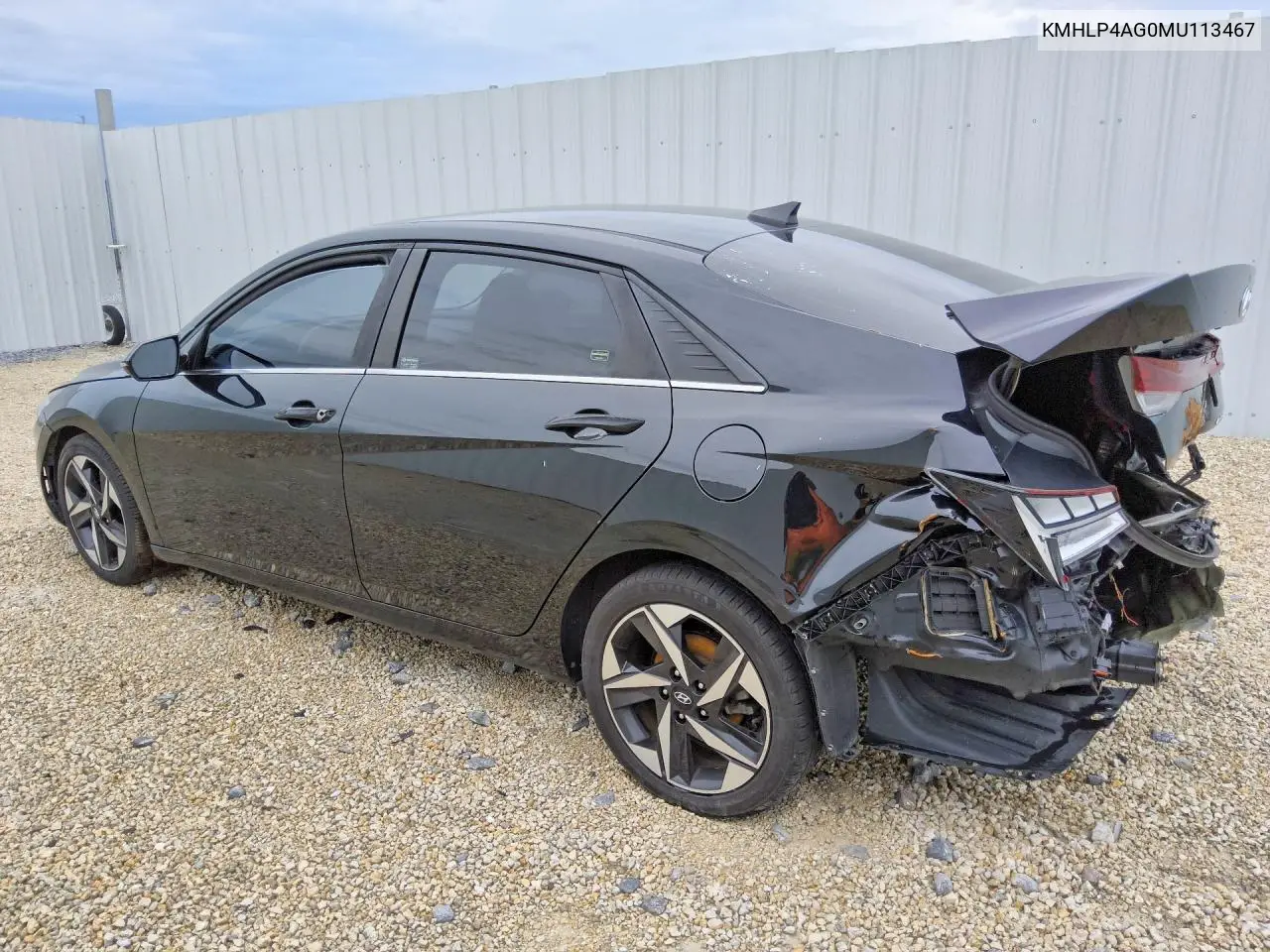 HYUNDAI ELANTRA 2021, VIN KMHLP4AG0MU113467