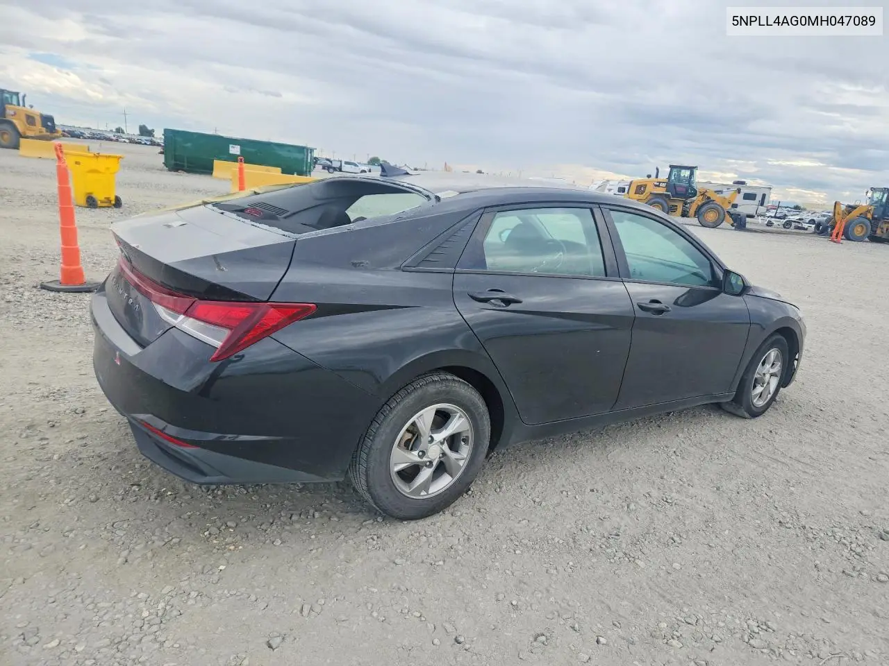 2021 HYUNDAI ELANTRA VIN 5NPLL4AG0MH047089 — фото 3