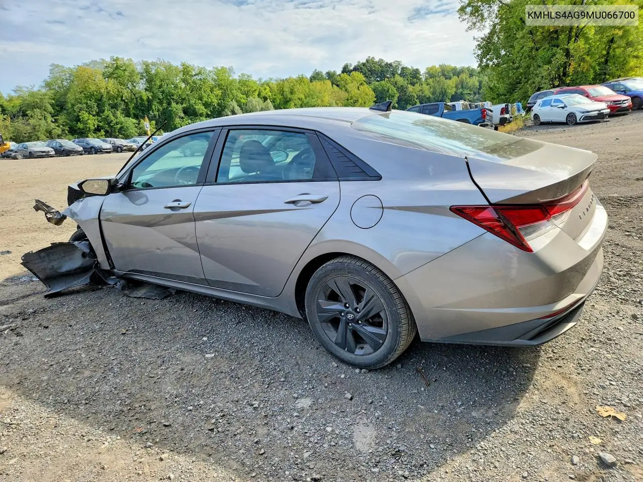 2021 HYUNDAI ELANTRA VIN KMHLS4AG9MU066700 — фото 2