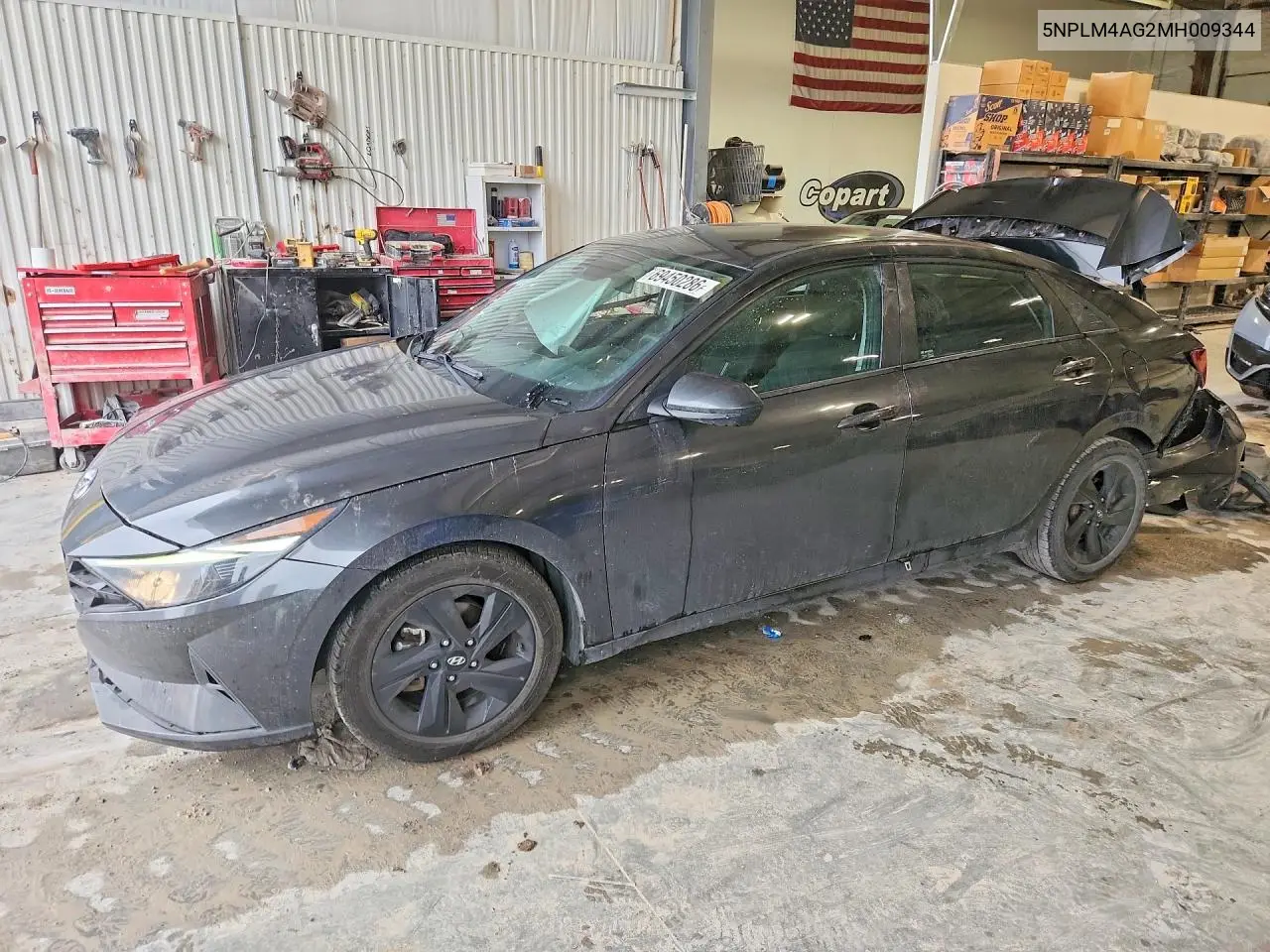 HYUNDAI ELANTRA 2021, VIN 5NPLM4AG2MH009344