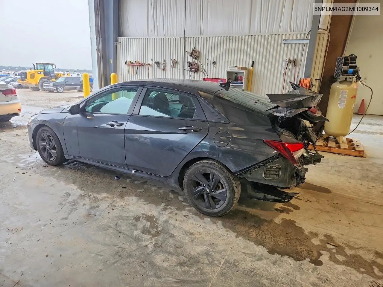 2021 HYUNDAI ELANTRA VIN 5NPLM4AG2MH009344 — фото 2