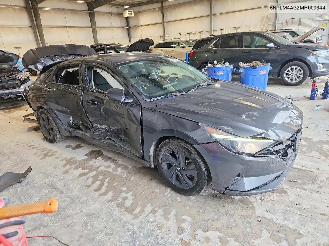 2021 HYUNDAI ELANTRA VIN 5NPLM4AG2MH009344 — фото 4