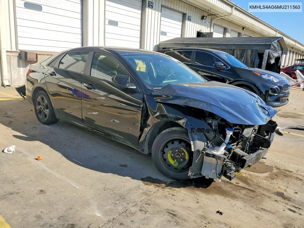 2021 HYUNDAI ELANTRA VIN KMHLS4AG6MU211563 — фото 4