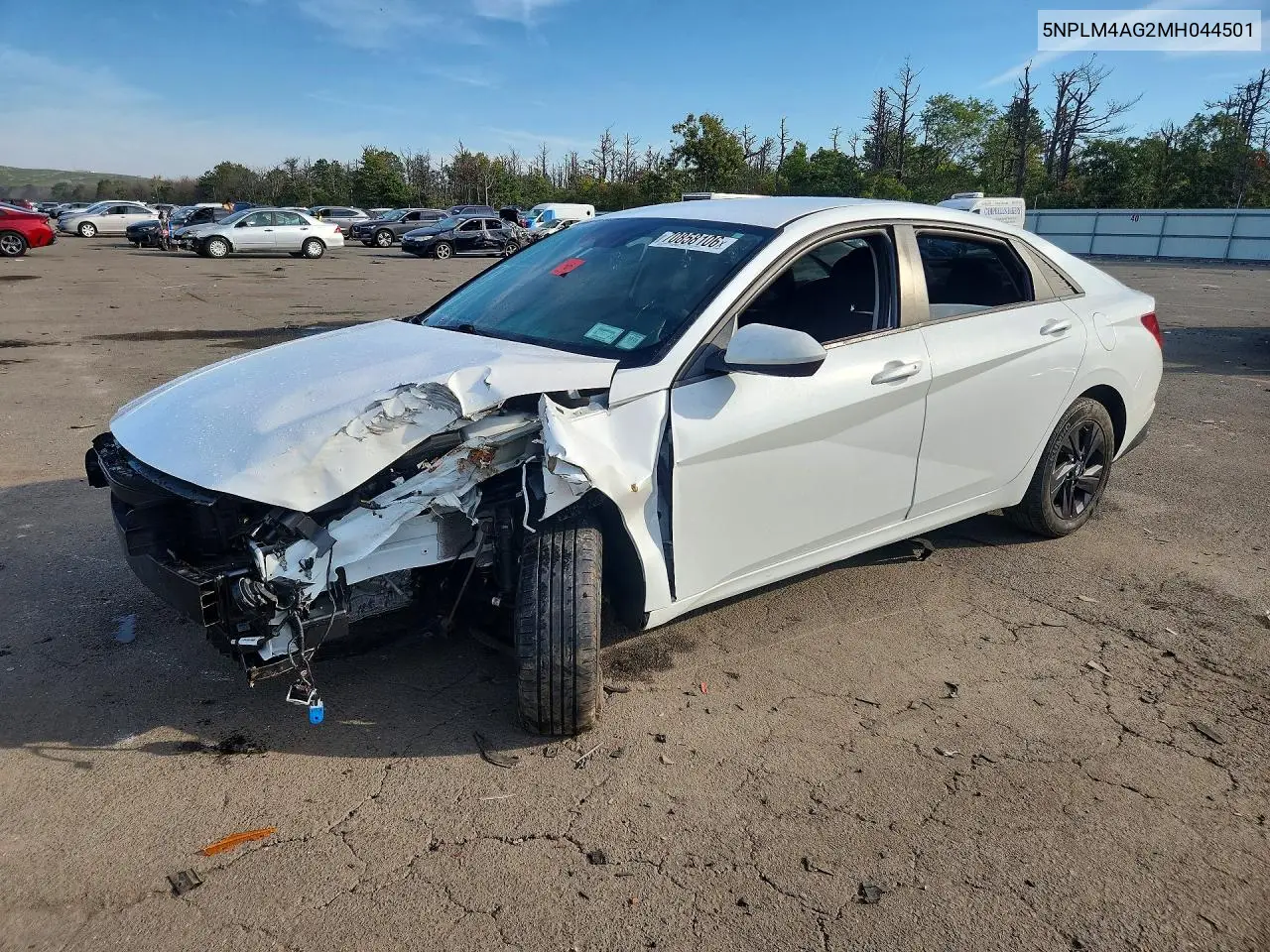HYUNDAI ELANTRA 2021, VIN 5NPLM4AG2MH044501