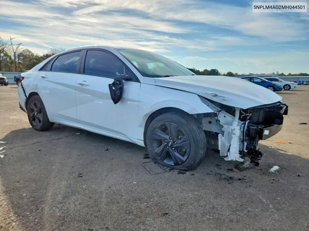 2021 HYUNDAI ELANTRA VIN 5NPLM4AG2MH044501 — фото 4