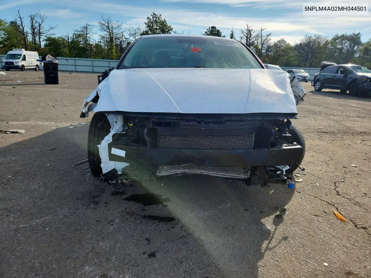 2021 HYUNDAI ELANTRA VIN 5NPLM4AG2MH044501 — фото 5