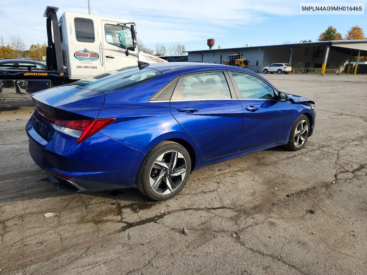 2021 HYUNDAI ELANTRA VIN 5NPLN4AG9MH016465 — фото 3