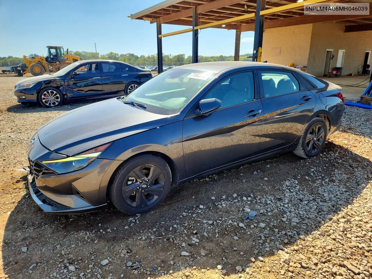 HYUNDAI ELANTRA 2021, VIN 5NPLM4AG6MH046039
