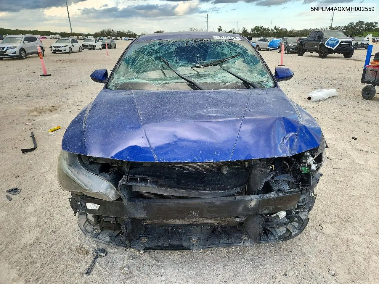 2021 HYUNDAI ELANTRA VIN 5NPLM4AGXMH002559 — фото 5