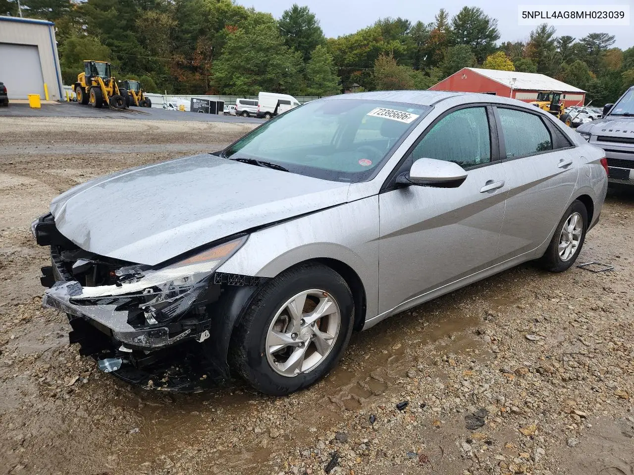 HYUNDAI ELANTRA 2021, VIN 5NPLL4AG8MH023039