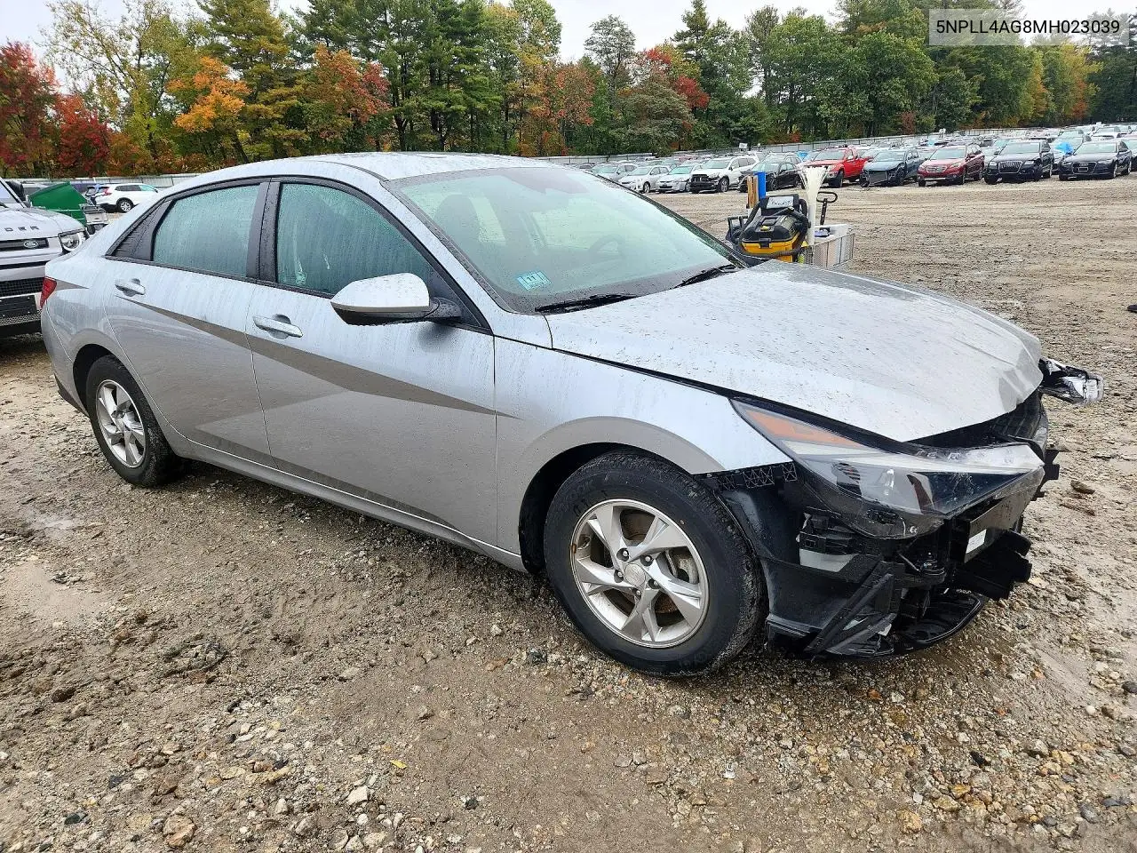 2021 HYUNDAI ELANTRA VIN 5NPLL4AG8MH023039 — фото 4