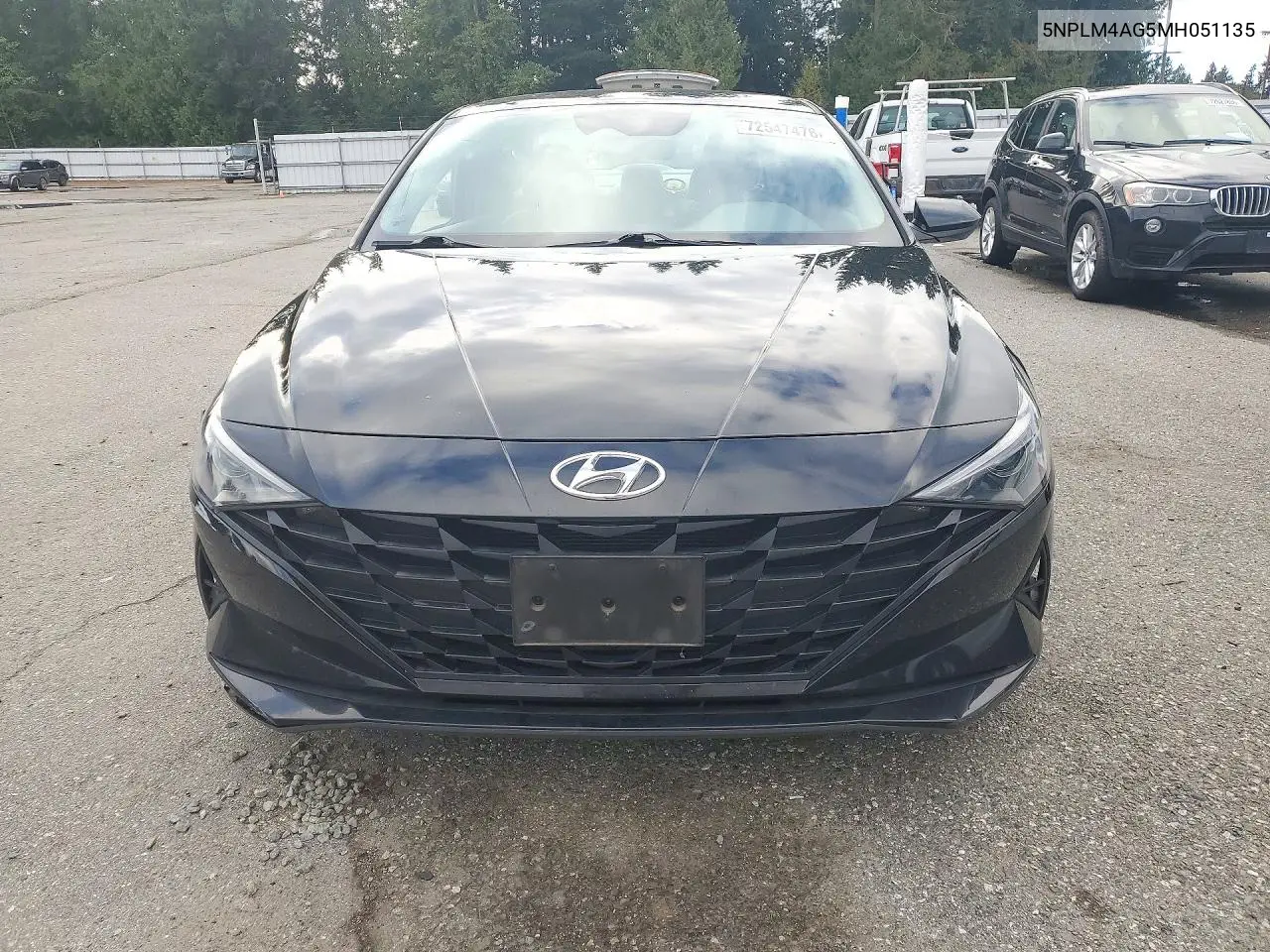 2021 HYUNDAI ELANTRA VIN 5NPLM4AG5MH051135 — фото 5
