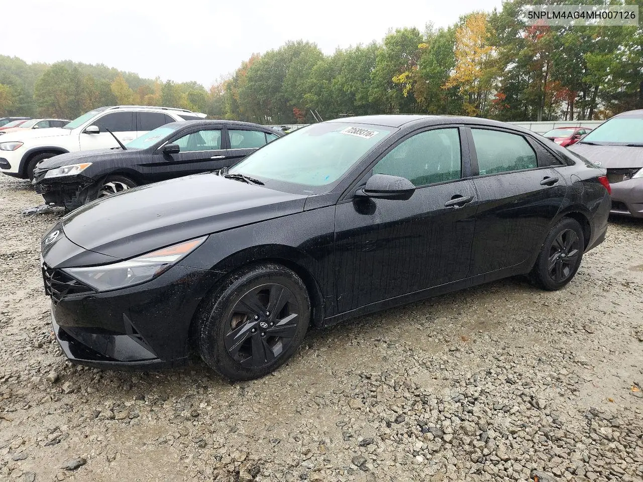 HYUNDAI ELANTRA 2021, VIN 5NPLM4AG4MH007126