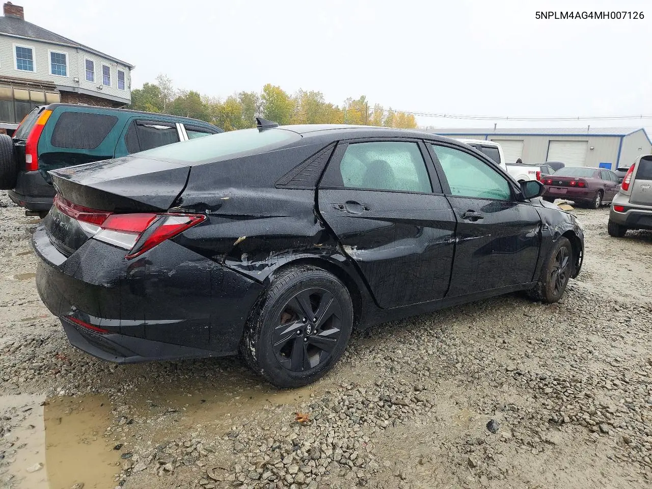 2021 HYUNDAI ELANTRA VIN 5NPLM4AG4MH007126 — фото 3