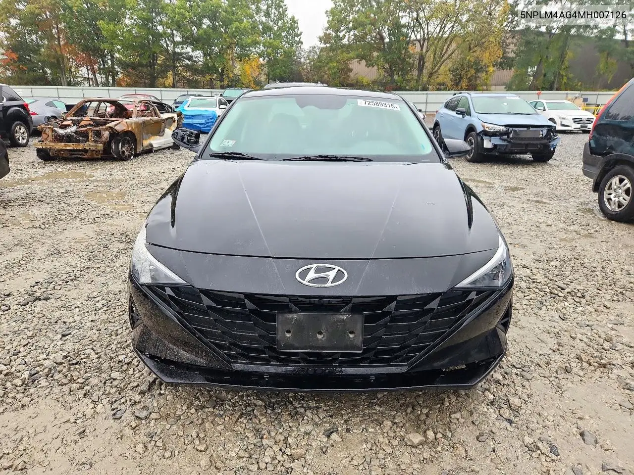 2021 HYUNDAI ELANTRA VIN 5NPLM4AG4MH007126 — фото 5