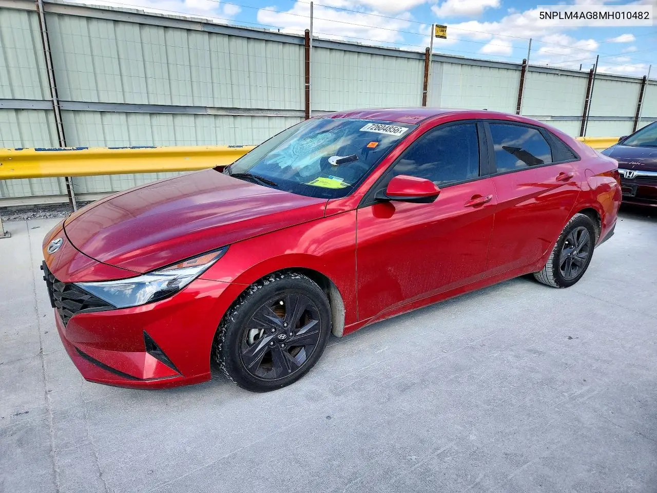 HYUNDAI ELANTRA 2021, VIN 5NPLM4AG8MH010482