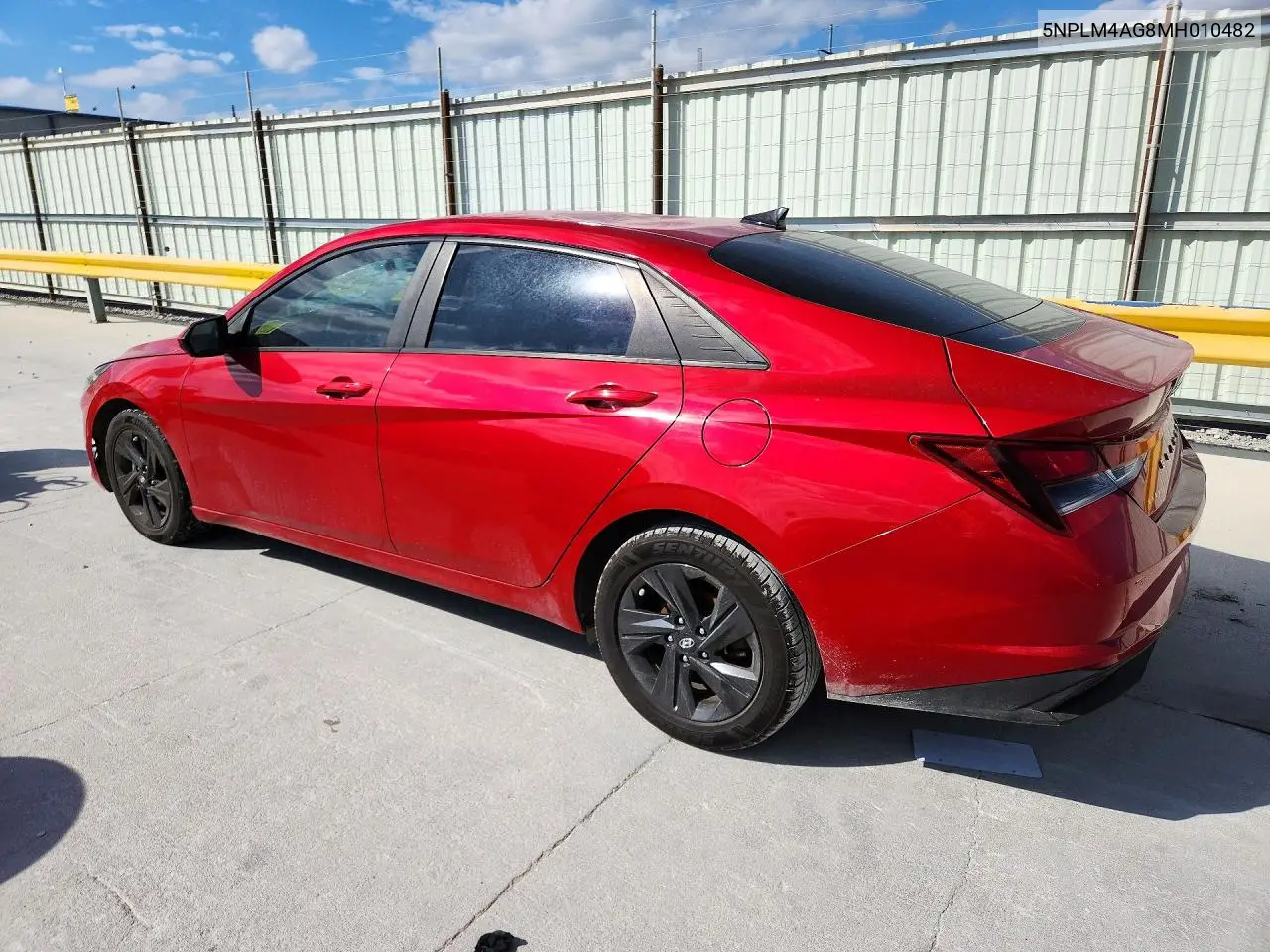 2021 HYUNDAI ELANTRA VIN 5NPLM4AG8MH010482 — фото 2