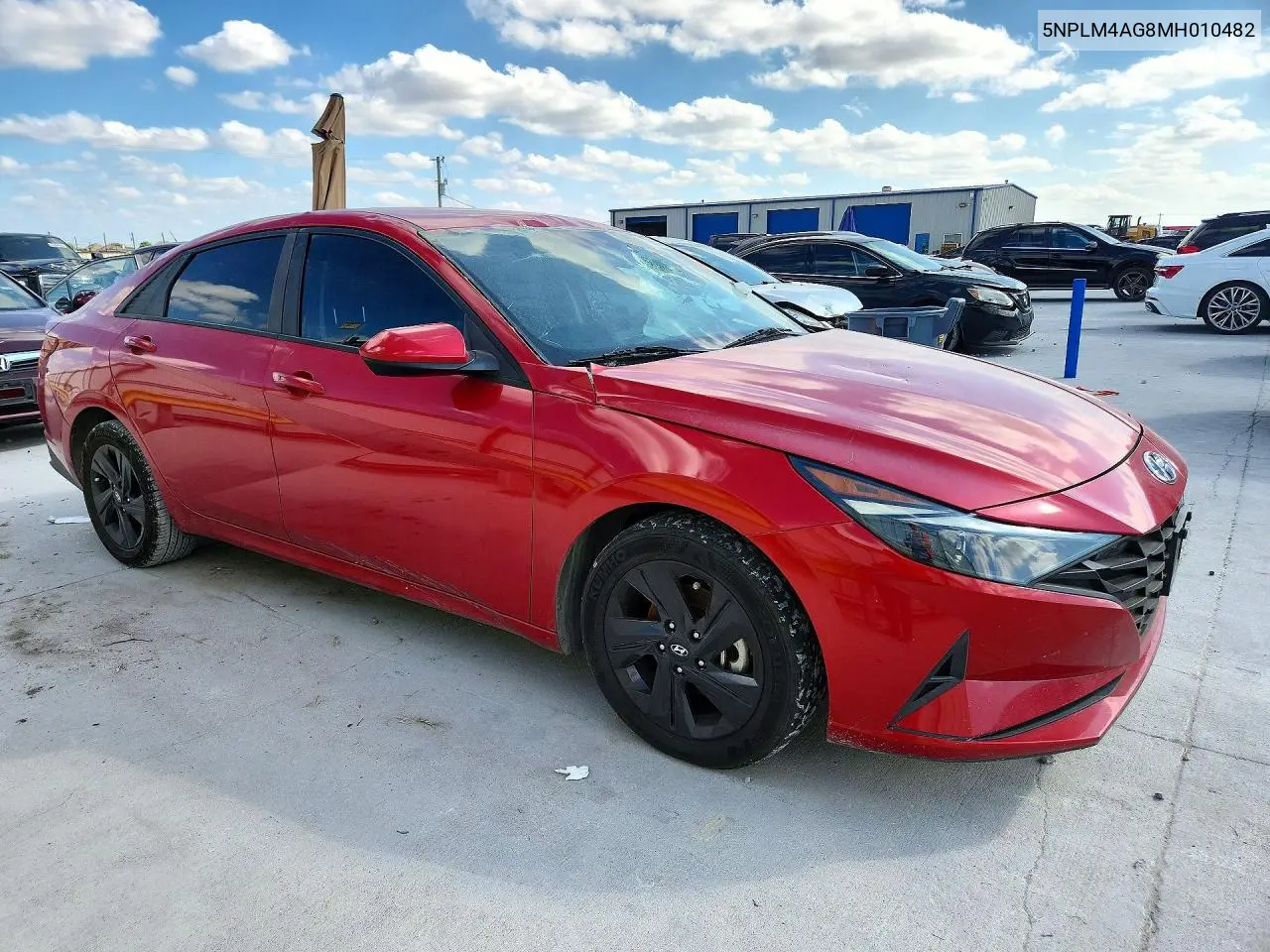 2021 HYUNDAI ELANTRA VIN 5NPLM4AG8MH010482 — фото 4