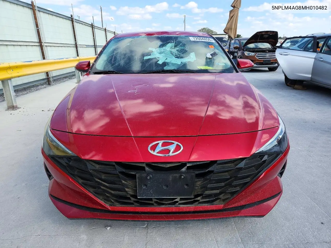 2021 HYUNDAI ELANTRA VIN 5NPLM4AG8MH010482 — фото 5