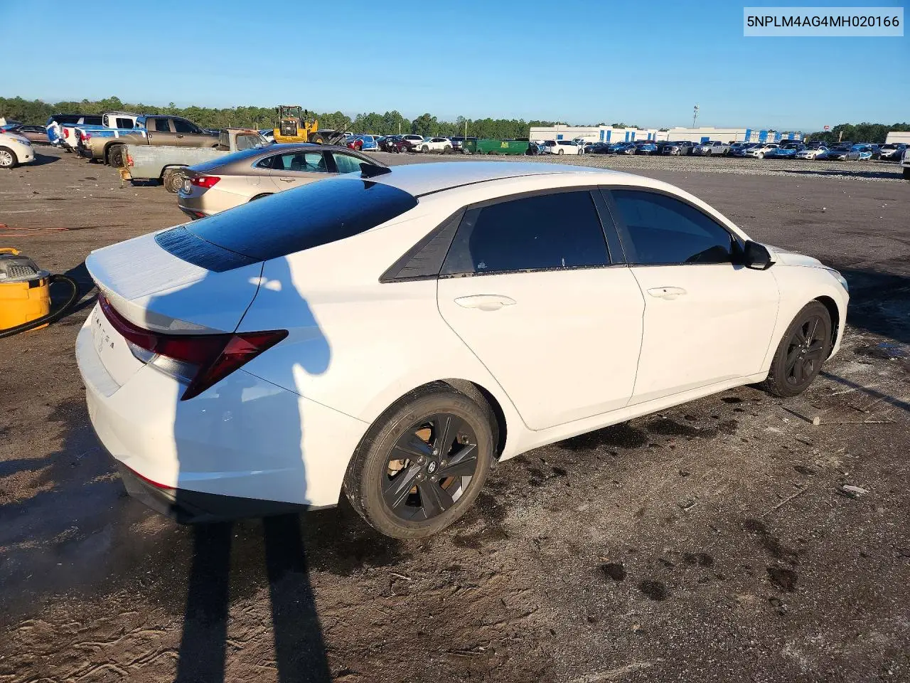 2021 HYUNDAI ELANTRA VIN 5NPLM4AG4MH020166 — фото 3