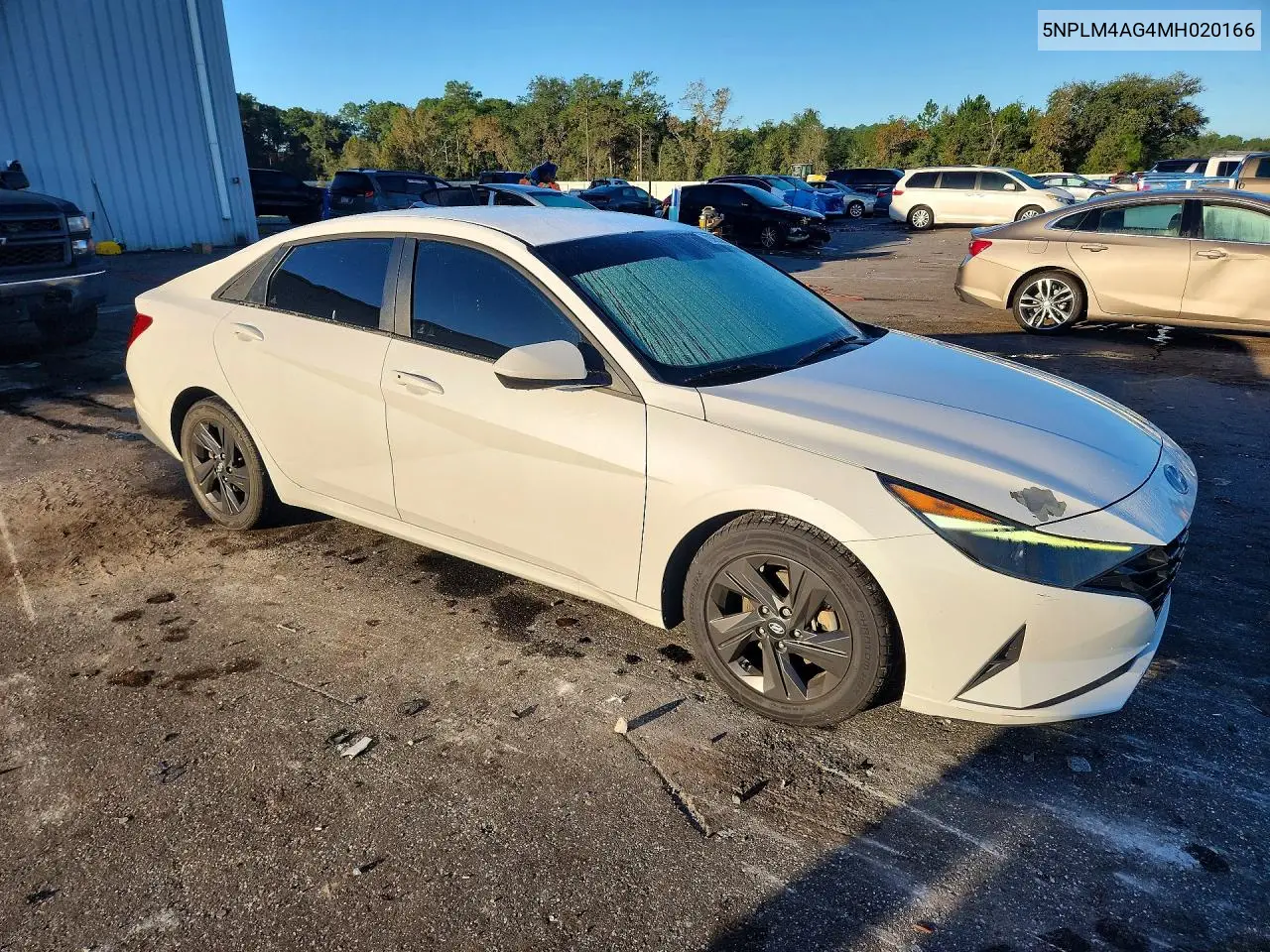 2021 HYUNDAI ELANTRA VIN 5NPLM4AG4MH020166 — фото 4