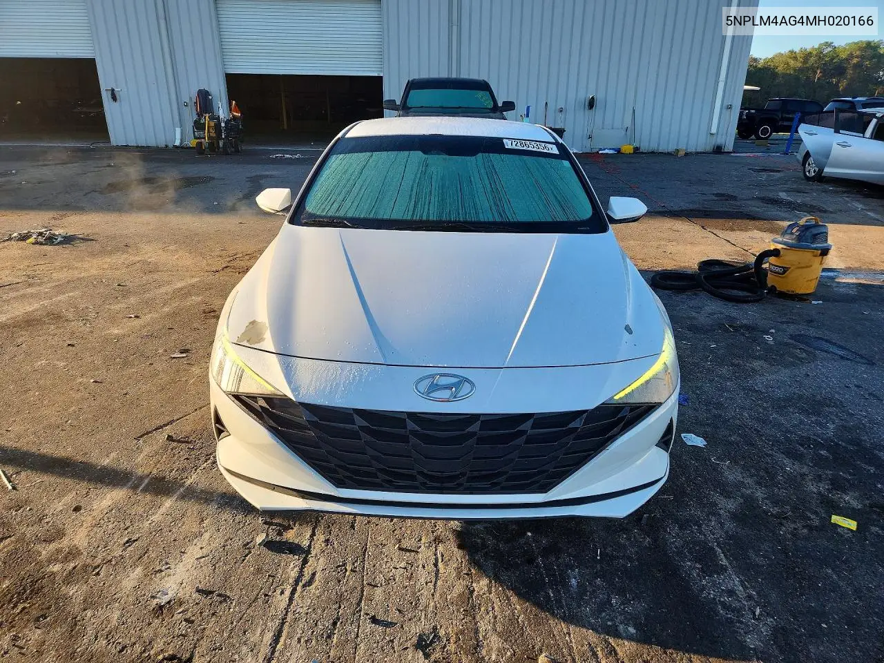 2021 HYUNDAI ELANTRA VIN 5NPLM4AG4MH020166 — фото 5