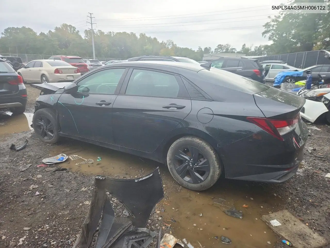 2021 HYUNDAI ELANTRA VIN 5NPLS4AG5MH006122 — фото 3