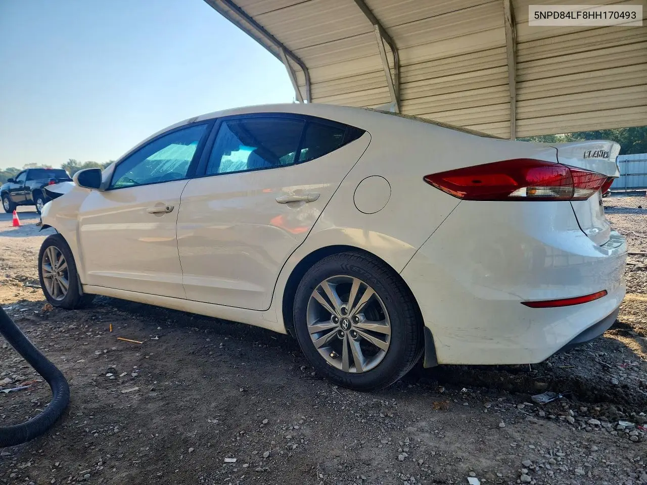 2021 HYUNDAI ELANTRA VIN 5NPD84LF8HH170493 — фото 2