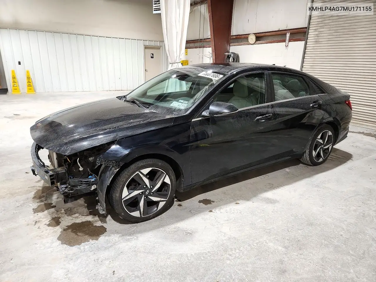 HYUNDAI ELANTRA 2021, VIN KMHLP4AG7MU171155