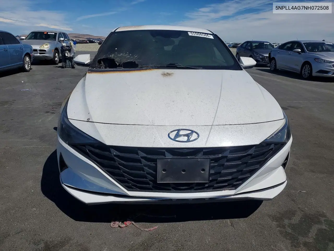 2022 HYUNDAI ELANTRA VIN 5NPLL4AG7NH072508 — фото 5