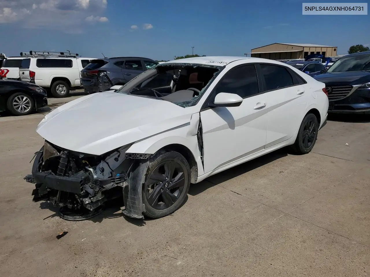 HYUNDAI ELANTRA 2022, VIN 5NPLS4AGXNH064731