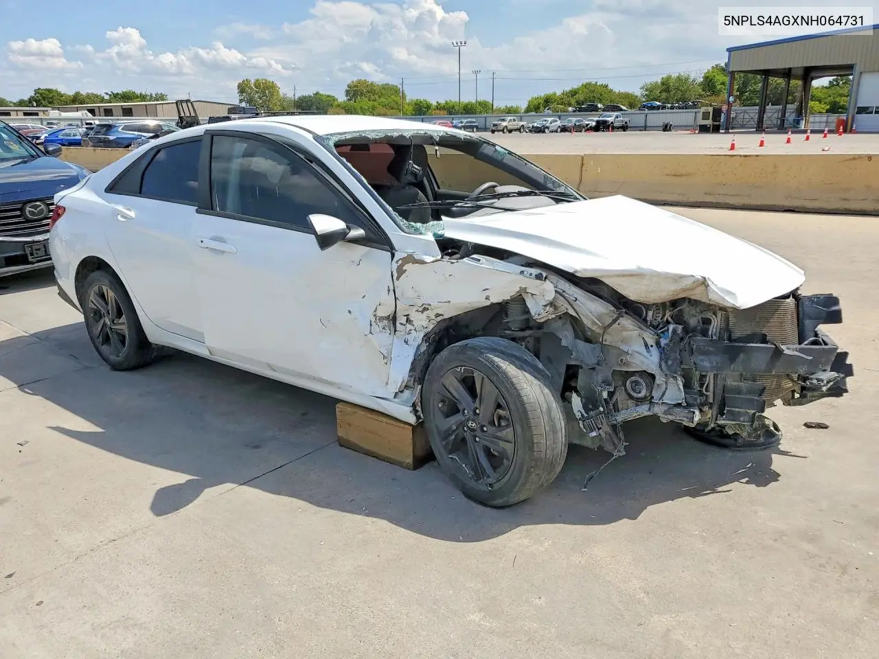 2022 HYUNDAI ELANTRA VIN 5NPLS4AGXNH064731 — фото 4