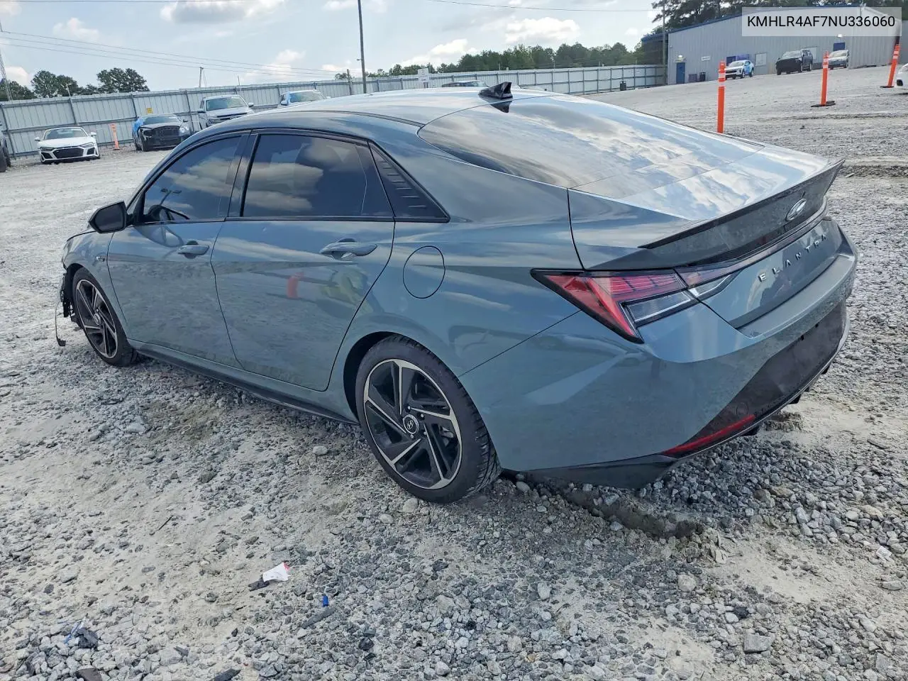 2022 HYUNDAI ELANTRA VIN KMHLR4AF7NU336060 — фото 2