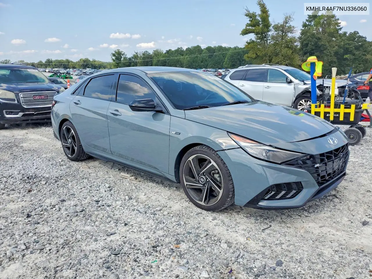 2022 HYUNDAI ELANTRA VIN KMHLR4AF7NU336060 — фото 4