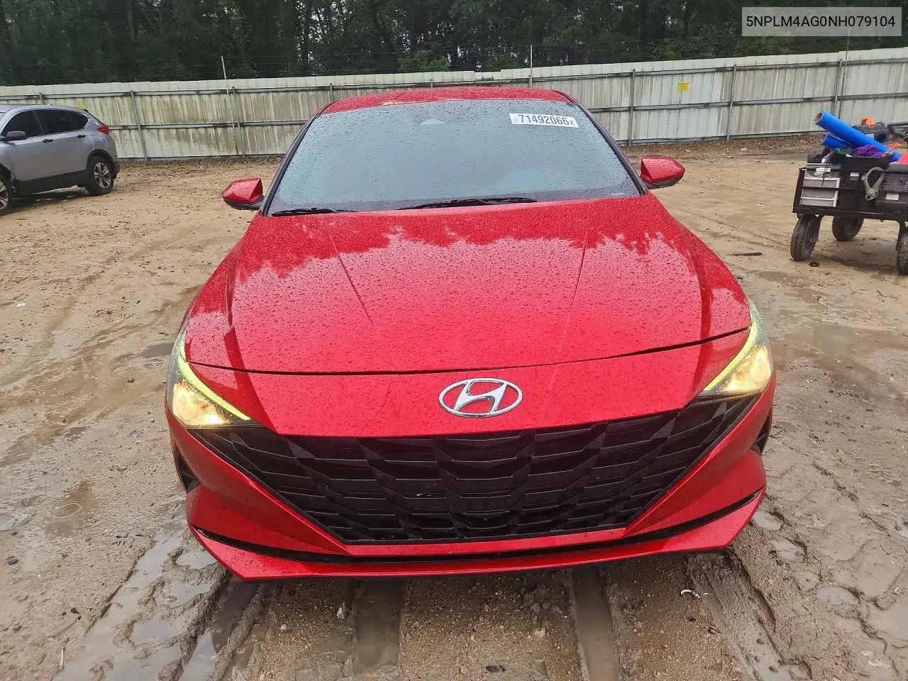 2022 HYUNDAI ELANTRA VIN 5NPLM4AG0NH079104 — фото 5