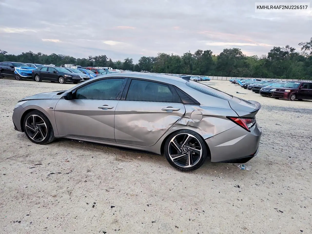 2022 HYUNDAI ELANTRA VIN KMHLR4AF2NU226517 — фото 2