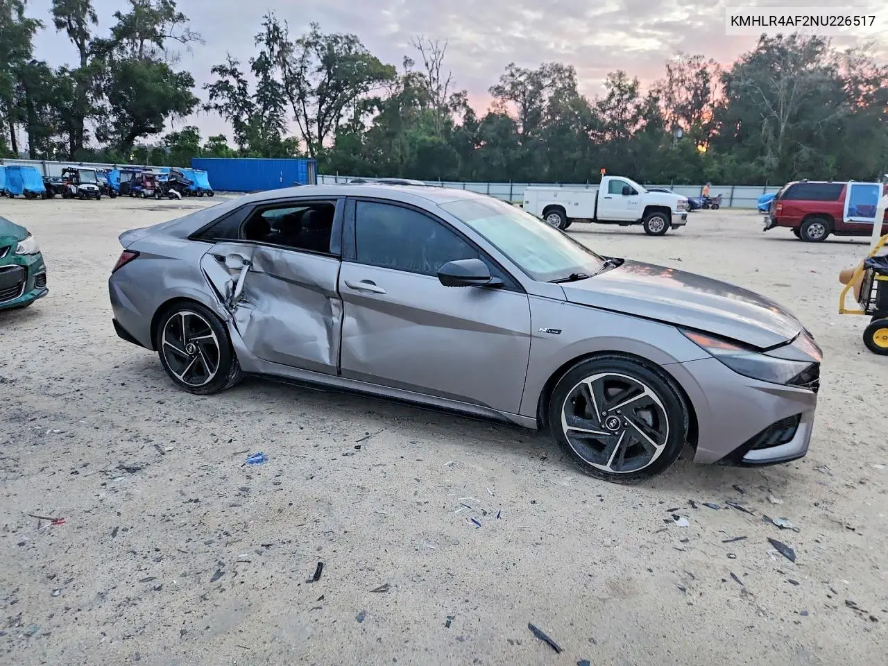 2022 HYUNDAI ELANTRA VIN KMHLR4AF2NU226517 — фото 4