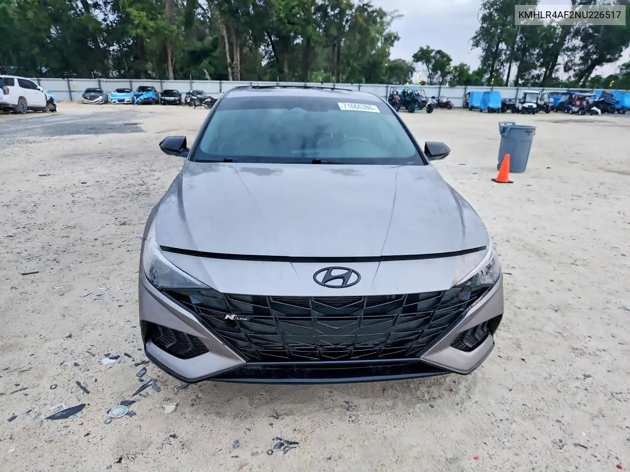 2022 HYUNDAI ELANTRA VIN KMHLR4AF2NU226517 — фото 5