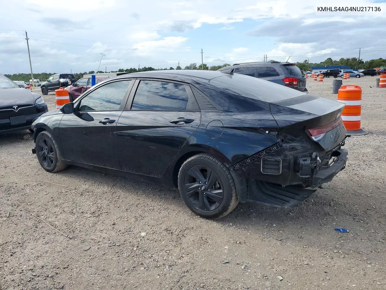 2022 HYUNDAI ELANTRA VIN KMHLS4AG4NU217136 — фото 2