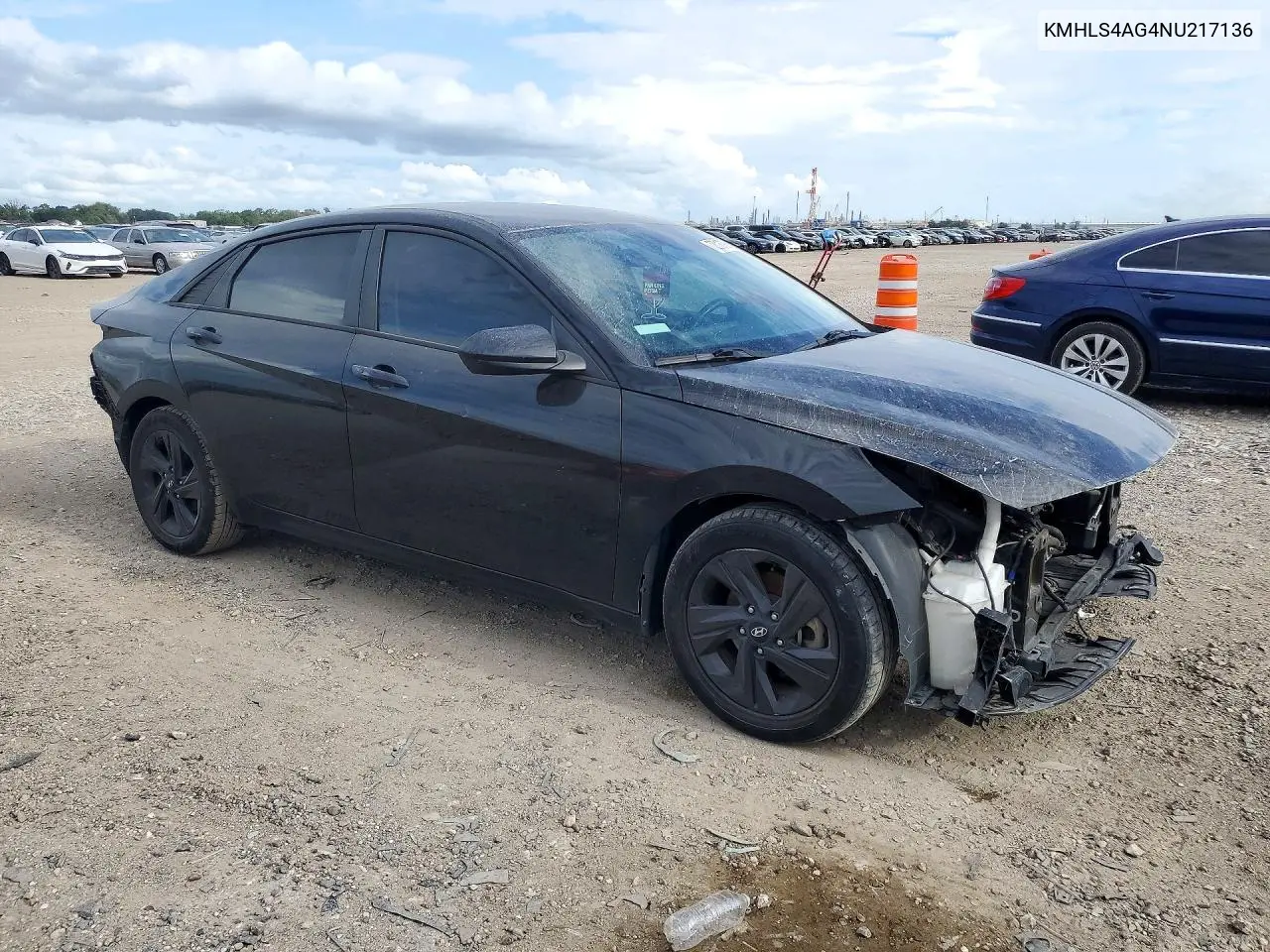 2022 HYUNDAI ELANTRA VIN KMHLS4AG4NU217136 — фото 4