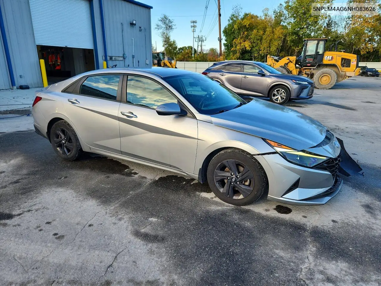 2022 HYUNDAI ELANTRA VIN 5NPLM4AG6NH083626 — фото 4