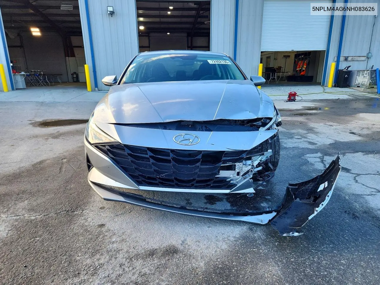 2022 HYUNDAI ELANTRA VIN 5NPLM4AG6NH083626 — фото 5